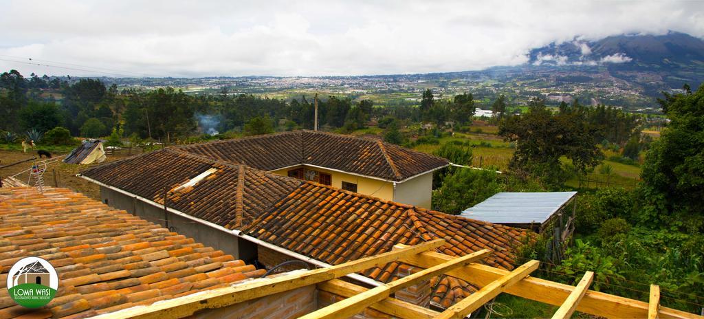 Gasthaus Loma Wasi Alojamiento Rural Indigena En Cotacachi Exterior foto