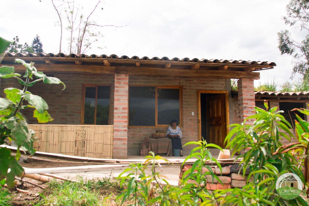 Gasthaus Loma Wasi Alojamiento Rural Indigena En Cotacachi Exterior foto